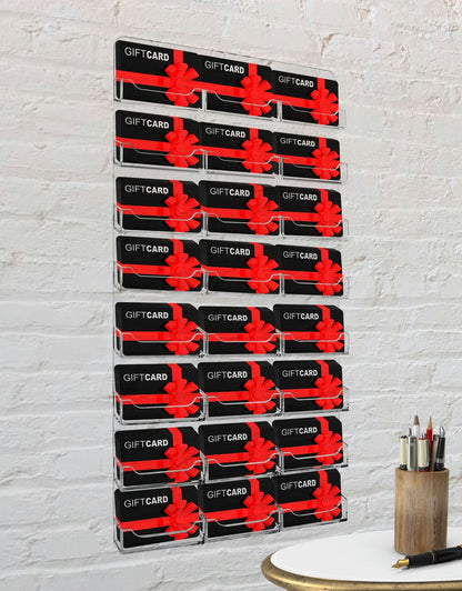 24 Pocket Wall Mount Business and Gift Card Holder