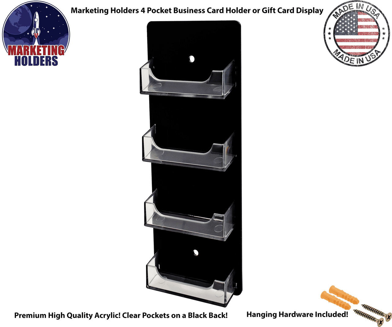 Wall Mount Card Holder