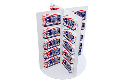 Business Card Holder 40 Pocket Rotating Countertop Display