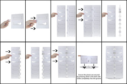 Business Card Holder 40 Pocket Rotating Countertop Display