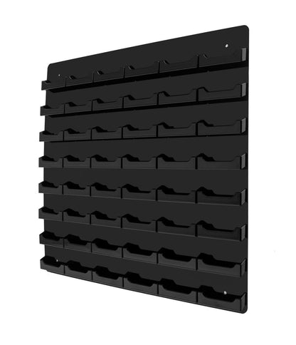 Forty Eight Pocket Wall Business Card Holder Gift Appointment Cards  empty black