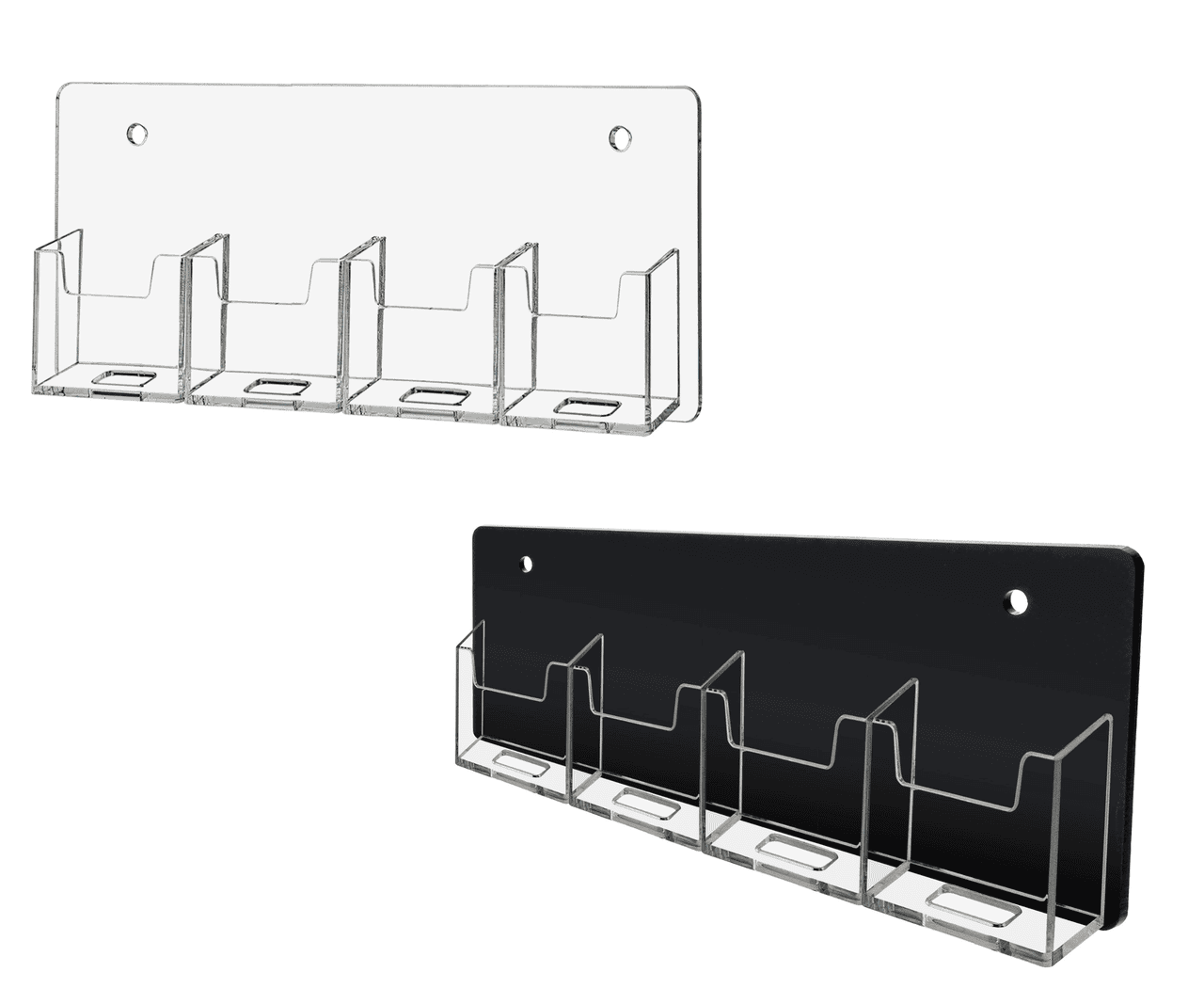 4 Pocket Hanging Vertical Business Card Holder