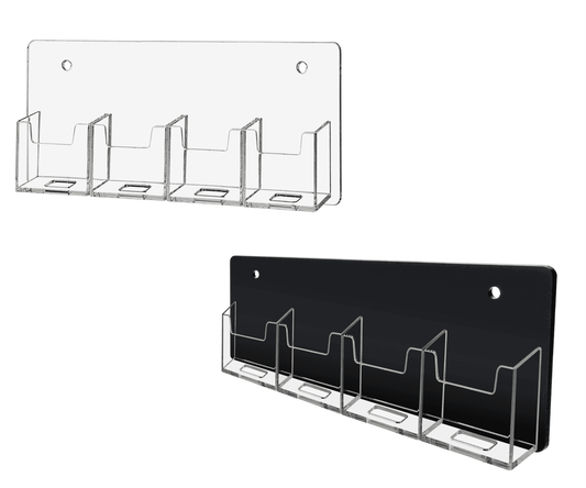 4 Pocket Hanging Vertical Business Card Holder