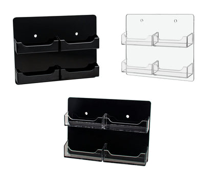 4 Pocket Hanging Business Card Holder