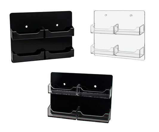 4 Pocket Hanging Business Card Holder