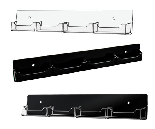 4 Pocket Wall Mount Business Card Holder