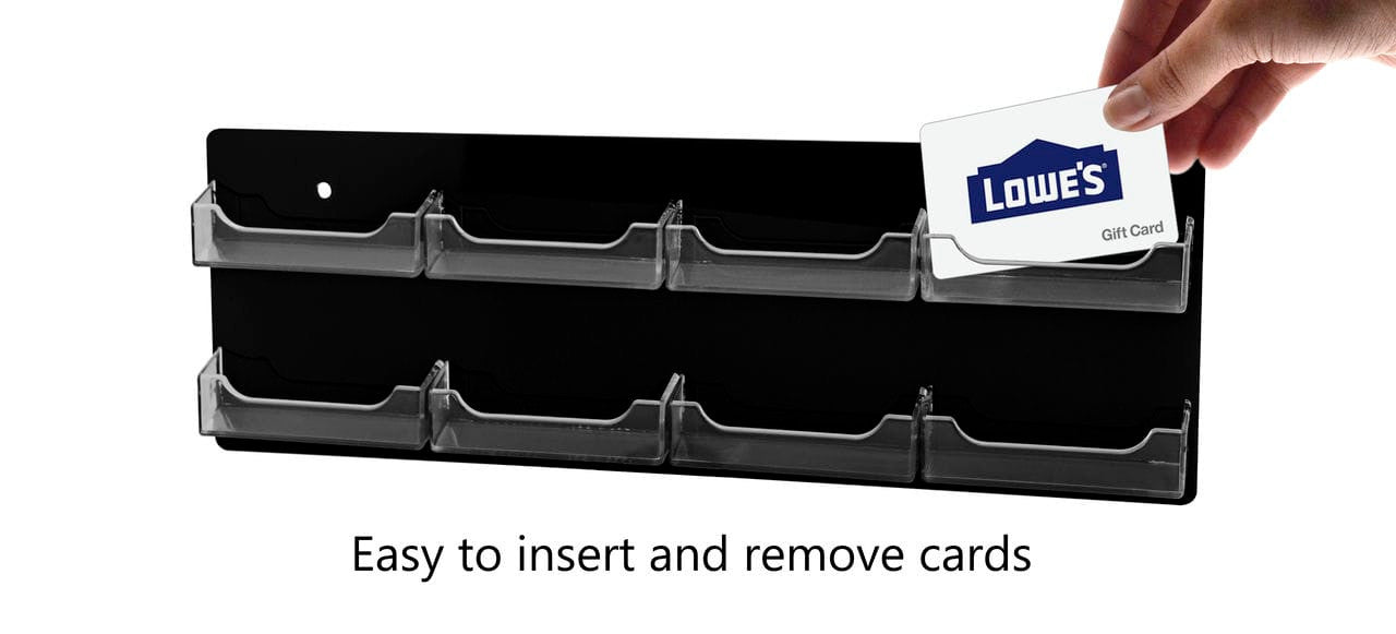 Easy to insert and remove appointment retail rewards