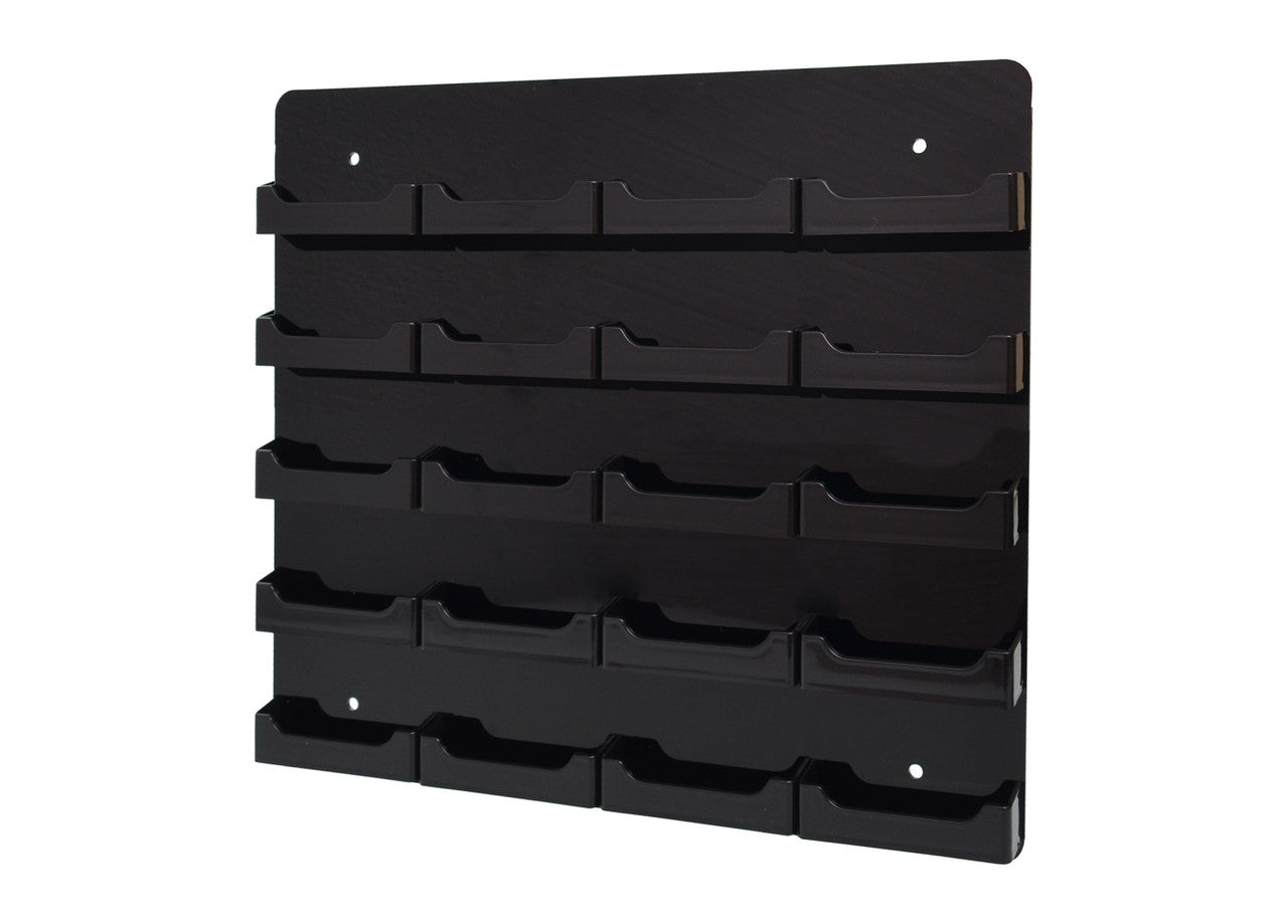 20 Pocket Wall Mount Business Card Holder