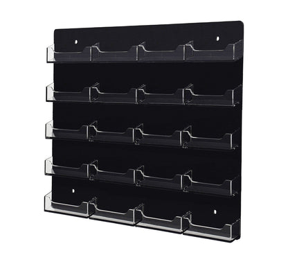 20 Pocket Wall Mount Business Card Holder