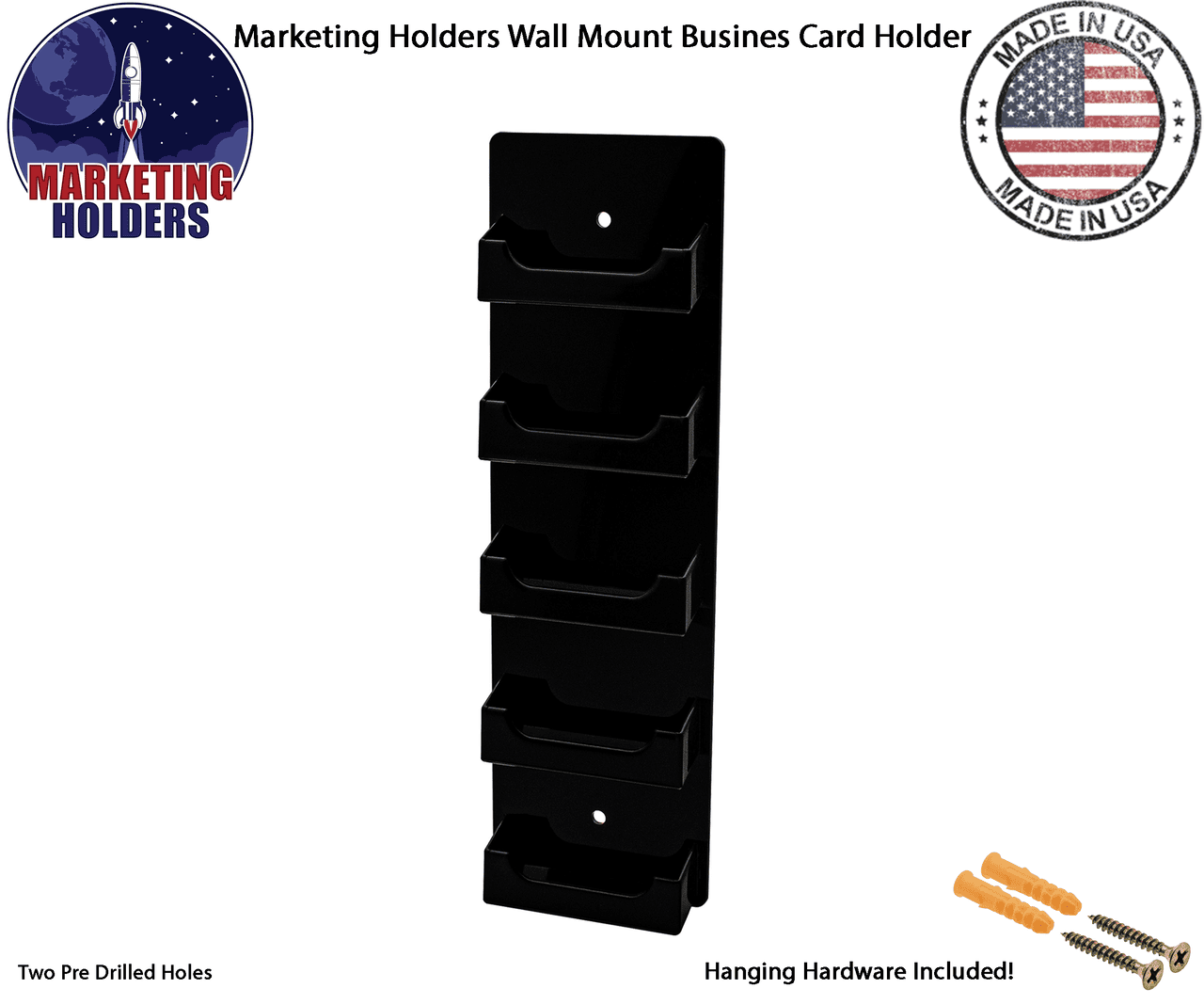 Black on Black Gift Card Rack