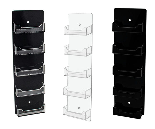 5 Pocket Hanging Business Card Holder
