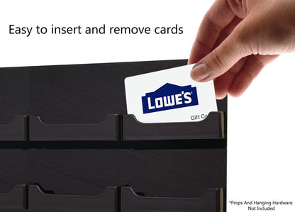 15 Pocket Hanging Business Card Holder