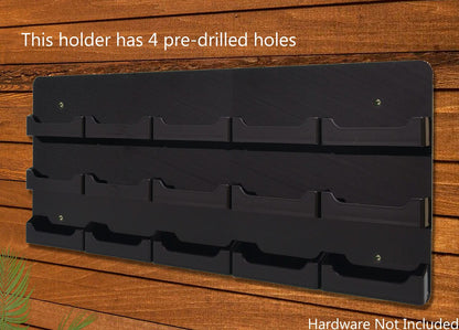 Holder Empty Black on Black on wall