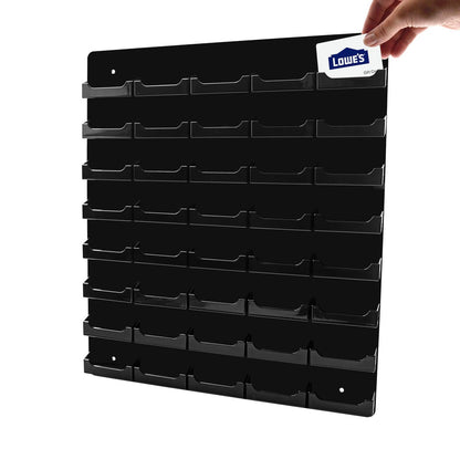 Forty Pocket Gift Card Retail Holder Card Display Contact Wall Mount Premium