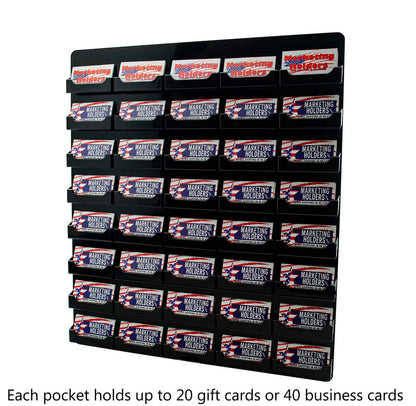 40 Pocket Hanging Business Card Holder