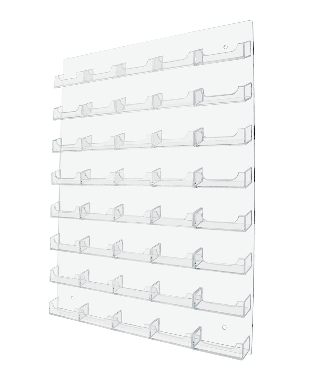 Forty Pocket Gift Card Retail Holder Card Display Contact Wall Mount Premium