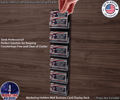 6 Pocket Hanging Business Card Holder