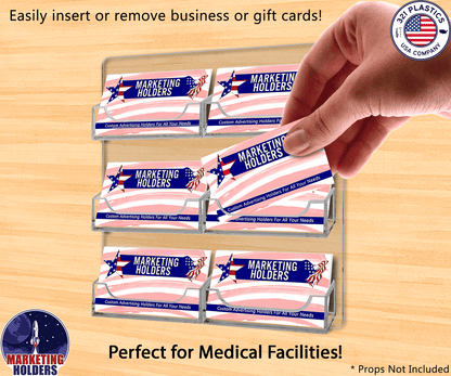 6 Pocket Hanging Business and Gift Card Holder