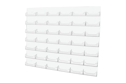 Forty Two Pocket Wall Business Card Holder Design Space Saver Plastic