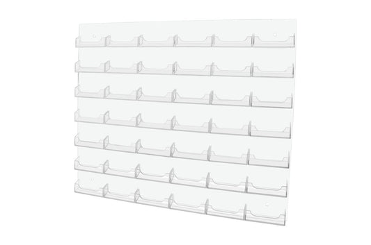 Forty Two Pocket Wall Business Card Holder Design Space Saver Plastic