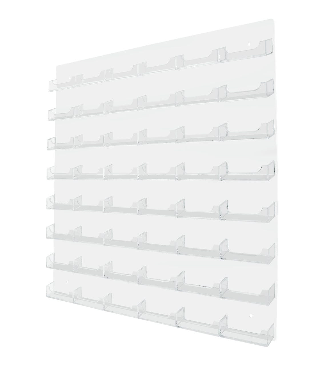 48 Pocket Wall Mount Business Card Holder Lightweight Rack