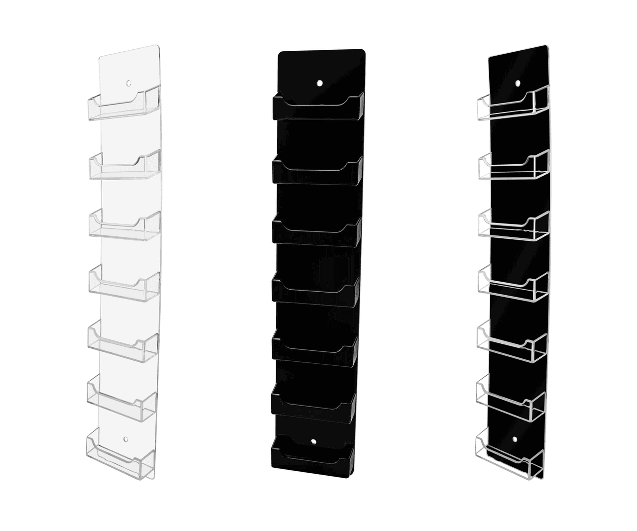 7 Pocket Hanging Business Card Holder