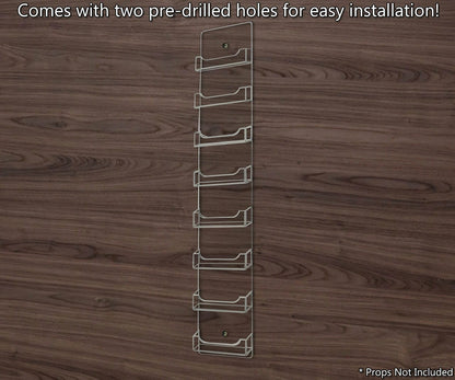 Comes with two pre drilled holes for easy installation