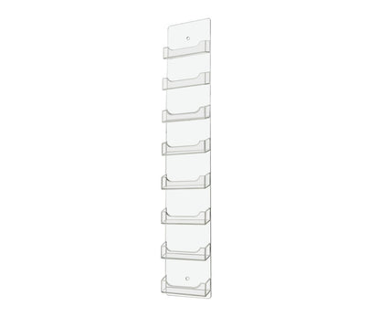 Eight Pocket Wall Mount Business Card Rack standard view