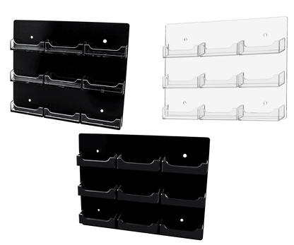 Nine Pocket Large Office Business Card Rack Card Contact information card holder