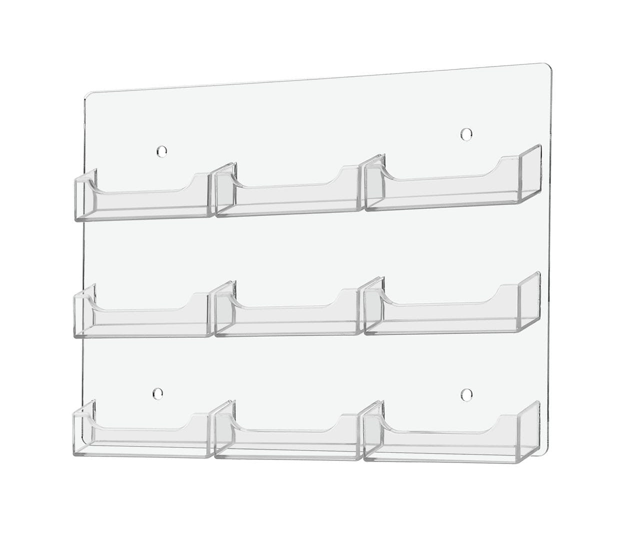 Nine Pocket Business Card Cubby Rack standard view
