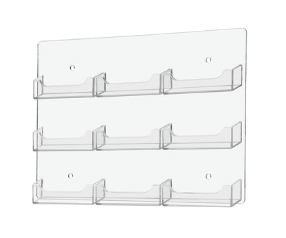 Nine Pocket Business Card Cubby Rack standard view
