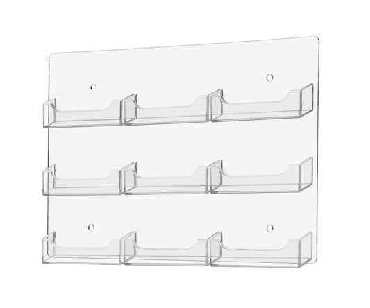 Nine Pocket Business Card Cubby Rack standard view
