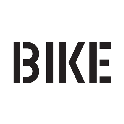 BIKE Stencil for Parking Lots and Asphalt Marking