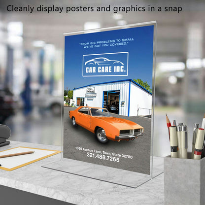 Cleanly display posters and graphics