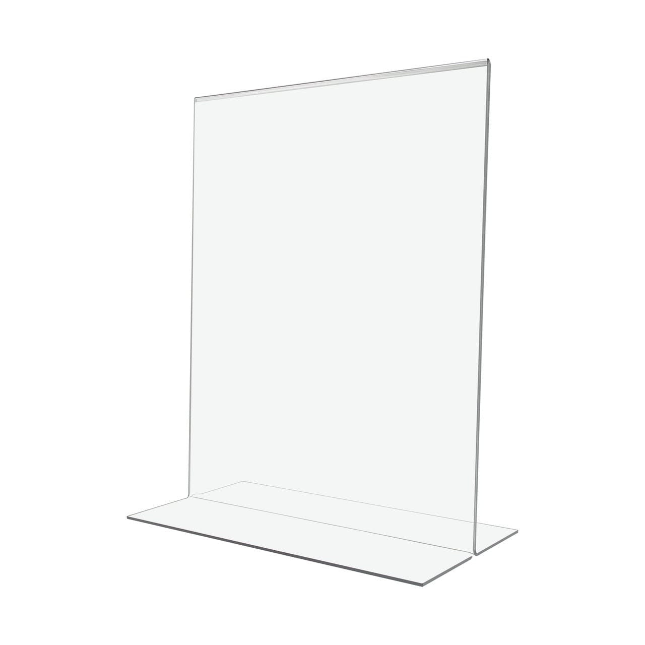 Eleven Inch Wide Sign Holder Frame Double Sided Bottom Loading Counter
