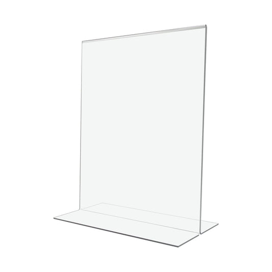 Eleven Inch Wide Sign Holder Frame Double Sided Bottom Loading Counter