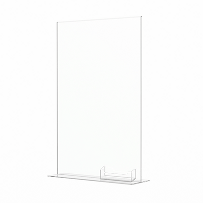 11"W x 17"H Ad Frame Large Sign Display with Business Card Slot