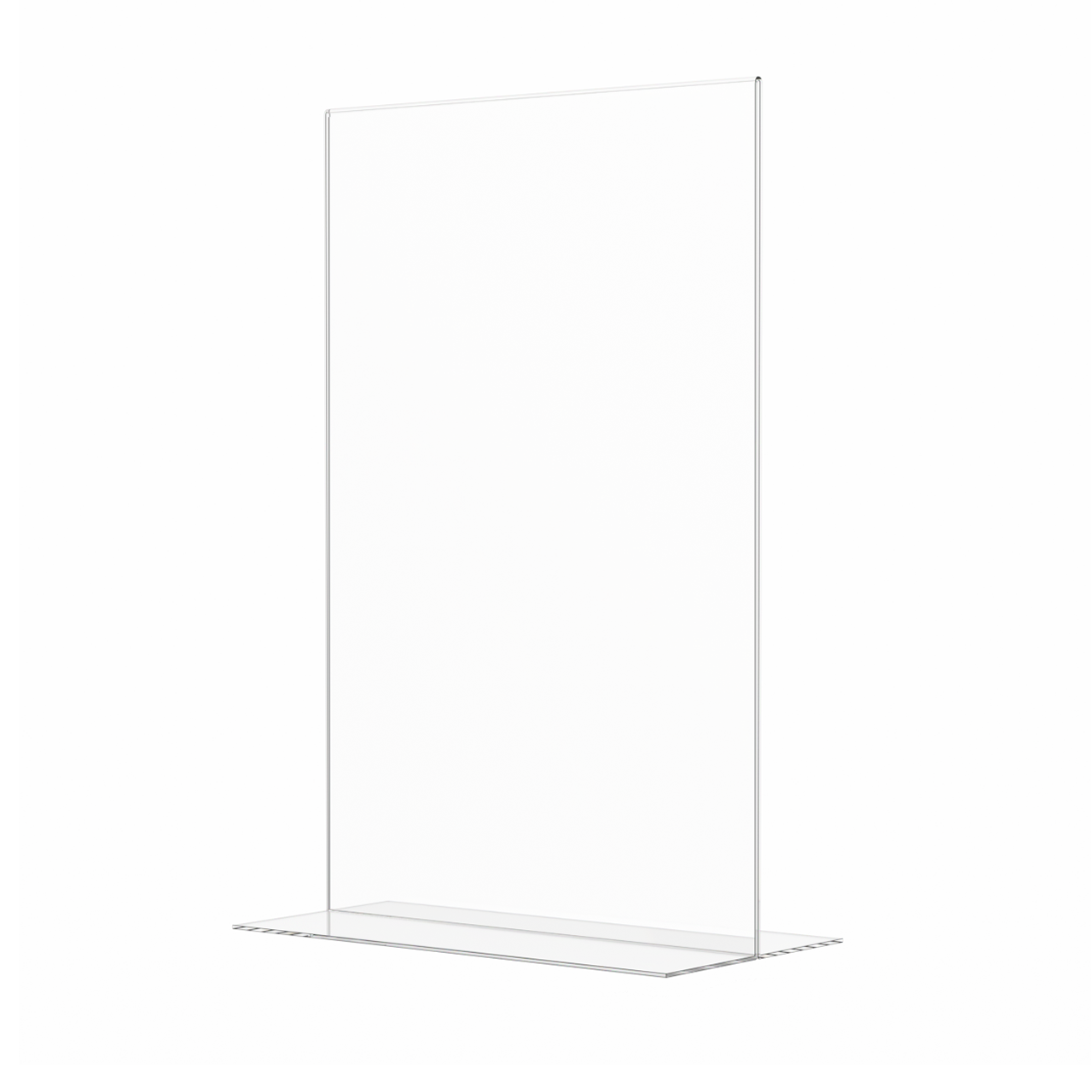 Sign Holder 11"W x 17"H Double Sided Bottom Load Table Tent