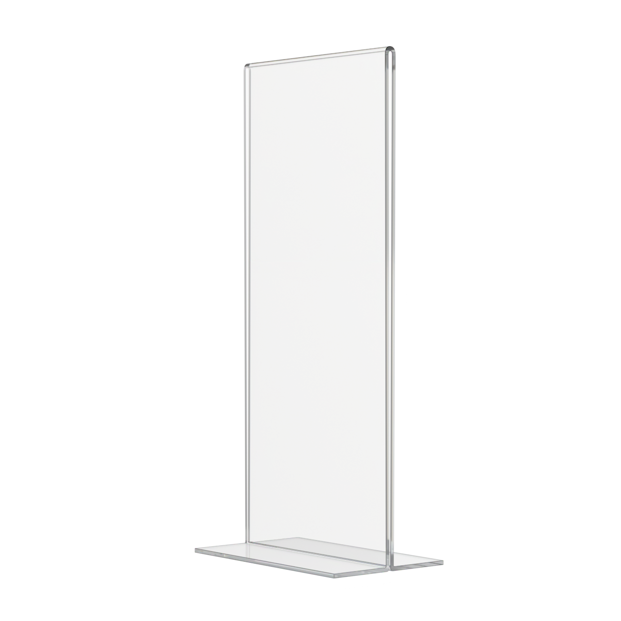 Sign Holder 4"W x 9"H Double Sided Bottom Load Table Tent