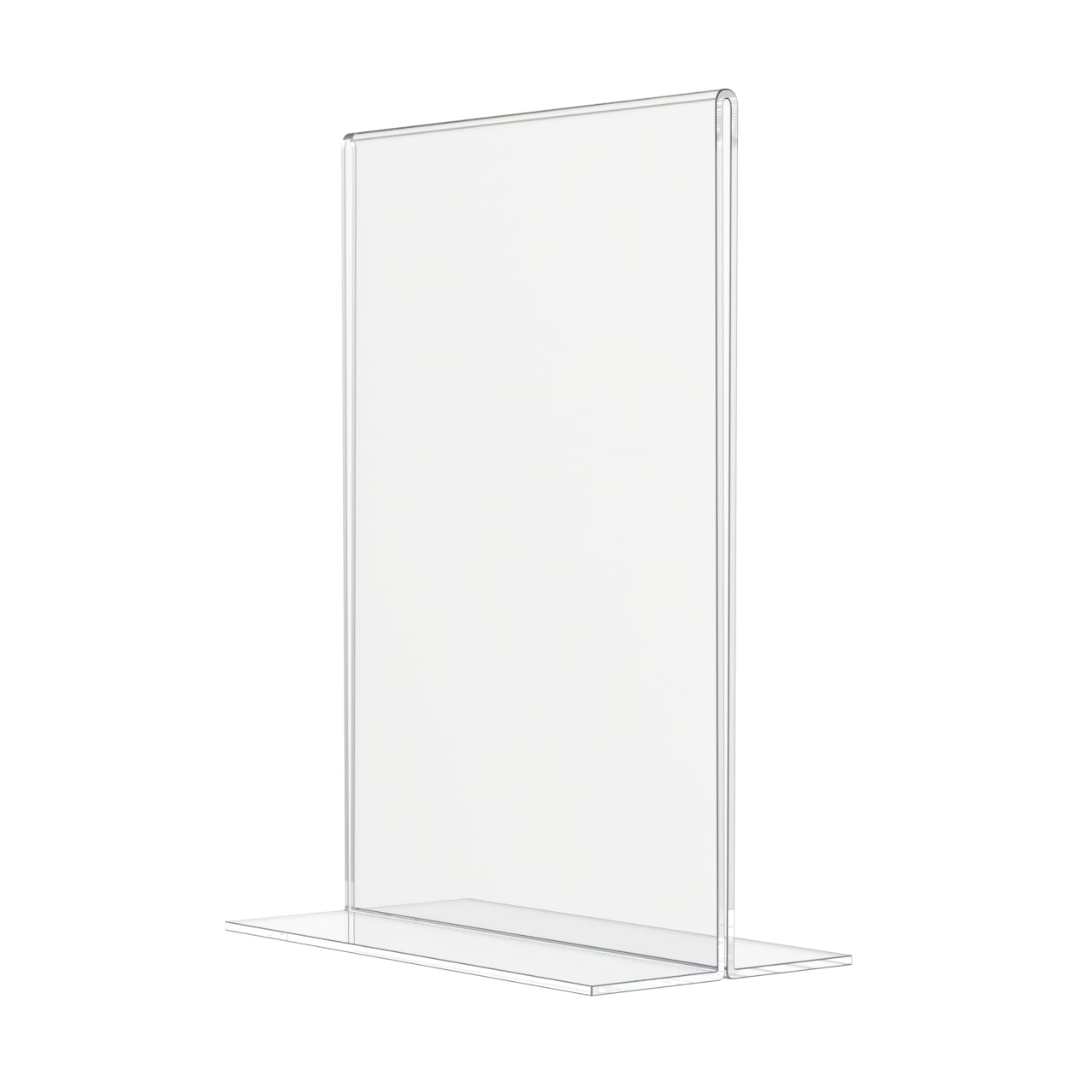 Sign Holder 5"W x 7"H Double Sided Bottom Load Table Tent