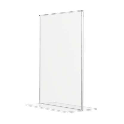 Sign Holder 5"W x 7"H Double Sided Bottom Load Table Tent