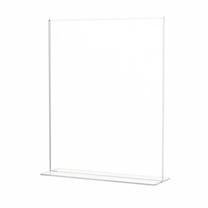 Sign Holder 8"W x 10"H Double Sided Bottom Load Table Tent