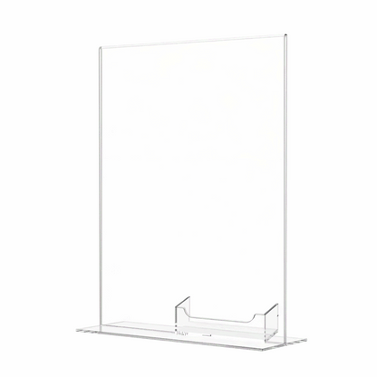 8.5"W x 11"H Table Ad Frame Sign Holder with Business Card Pocket