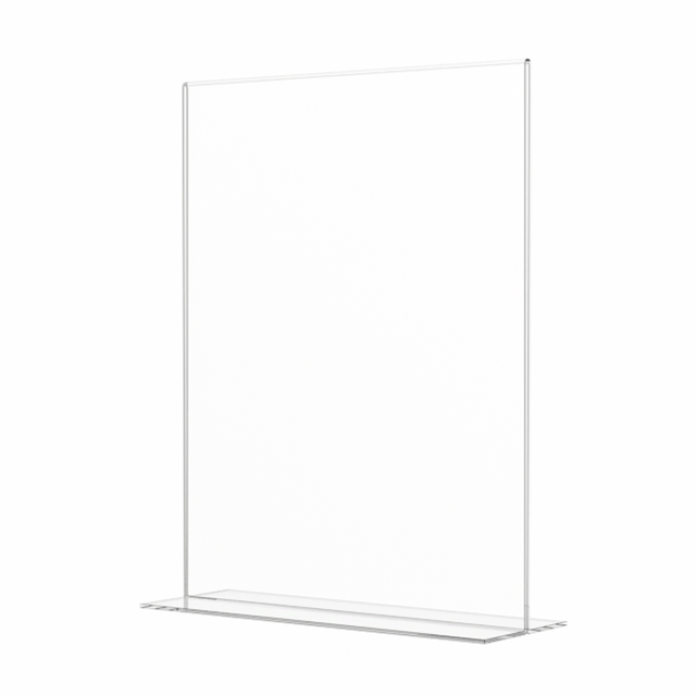 Sign Holder 8.5"W x 11"H Double Sided Bottom Load Table Tent