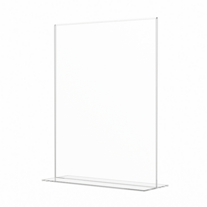 Sign Holder 8.5"W x 11"H Double Sided Bottom Load Table Tent