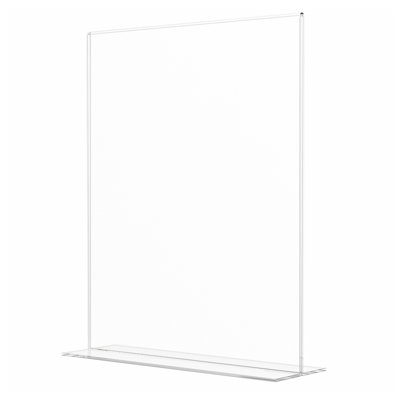 Sign Holder 8.5"W x 11"H Double Sided Bottom Load Table Tent