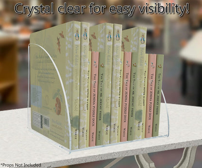 Crystal clear for easy visibility