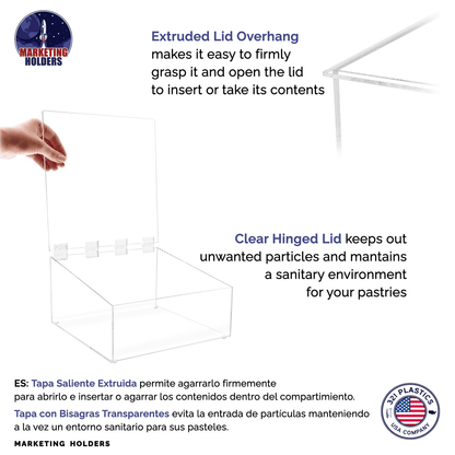 10.25" Baked Goods Bread and Pastries Food Storage