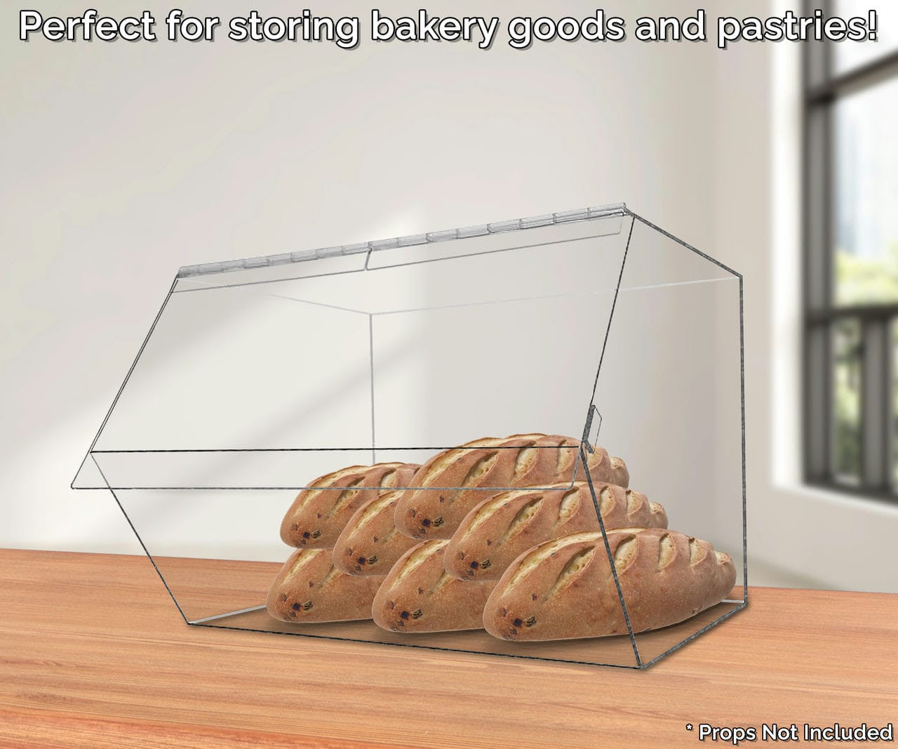 Perfect for storing bakery goods and pastries