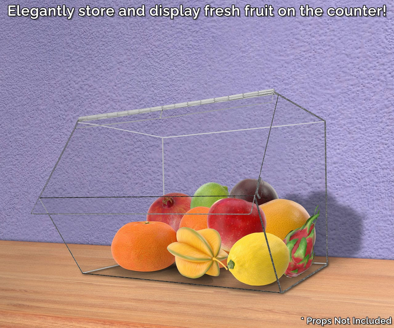 Elegantly store and display fresh fruit on the counter